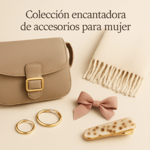 Colección encantadora de accesorios para mujer